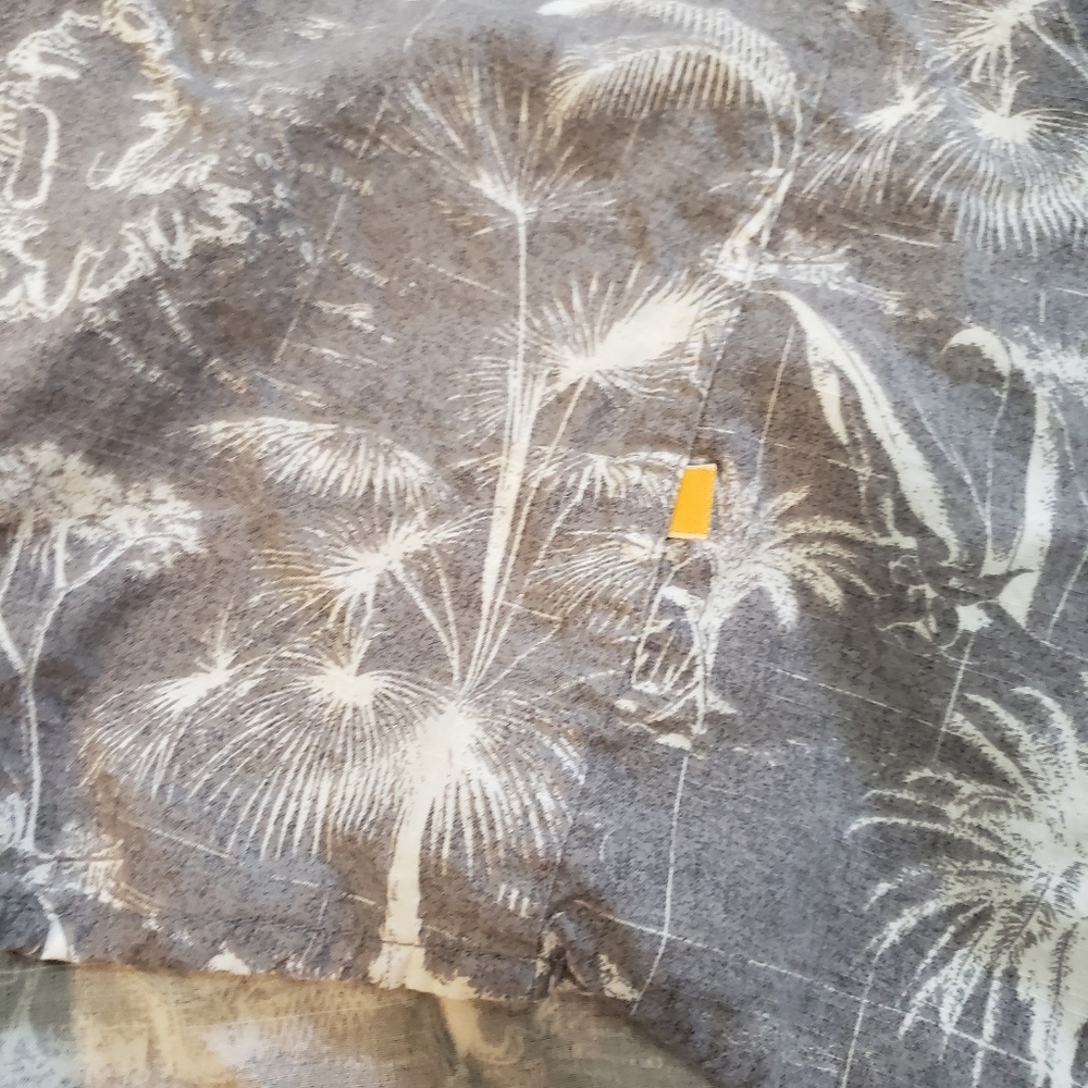 Quicksilver Waterman Xl Palm Tree Button Up Colla… - image 7